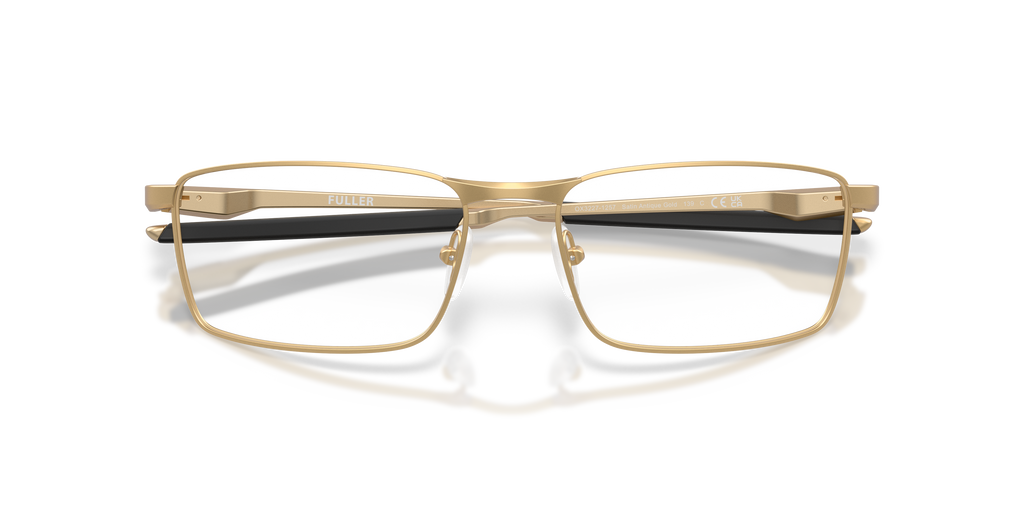 Oakley OX3227 Fuller Alloy Collection Men's Rectangle Eyeglass Frames - Antique Gold Frame