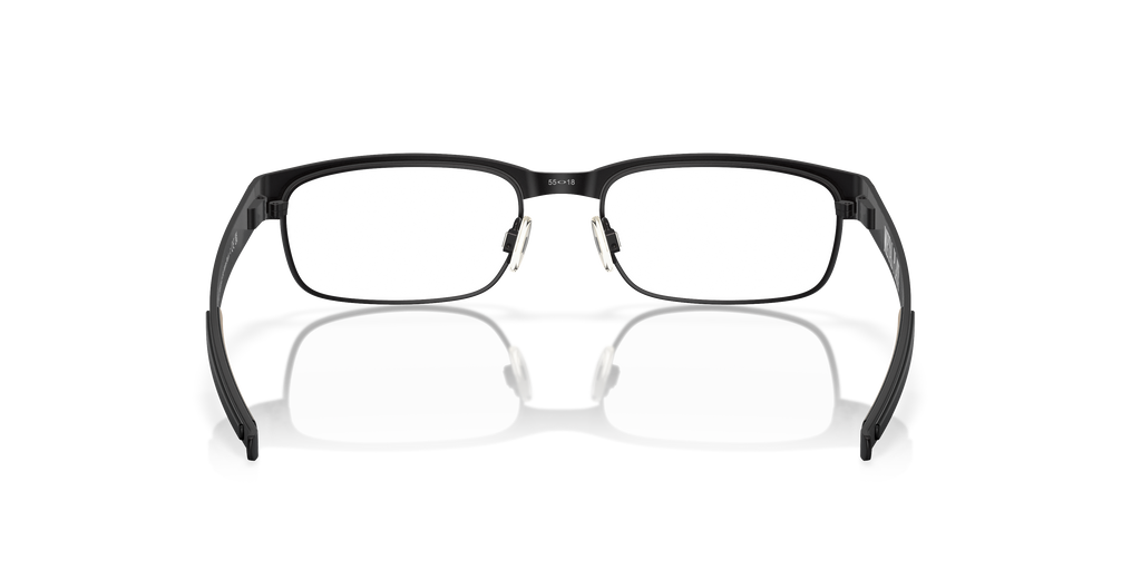 Oakley OX5038 Metal Plate Men's Rectangle Eyeglass Frames - Matte Black Frame