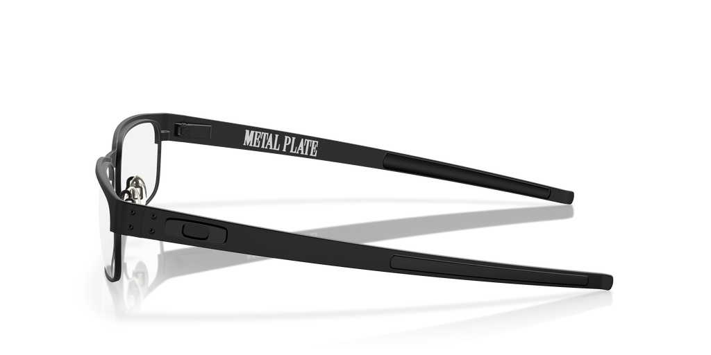 Oakley OX5038 Metal Plate Men's Rectangle Eyeglass Frames - Matte Black Frame
