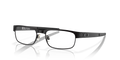 Oakley OX5038 Metal Plate Men's Rectangle Eyeglass Frames - Matte Black Frame