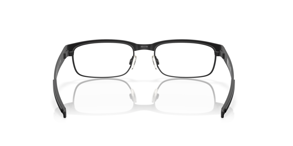 Oakley OX5038 Metal Plate Men's Rectangle Eyeglass Frames - Matte Black Frame