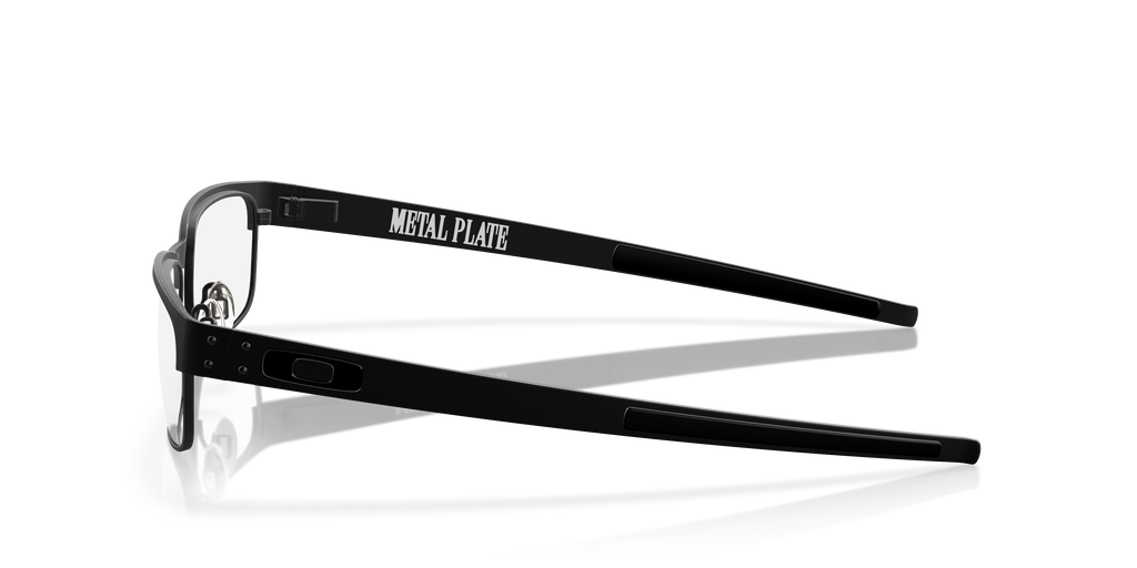 Oakley OX5038 Metal Plate Men's Rectangle Eyeglass Frames - Matte Black Frame