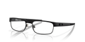 Oakley OX5038 Metal Plate Men's Rectangle Eyeglass Frames - Matte Black Frame