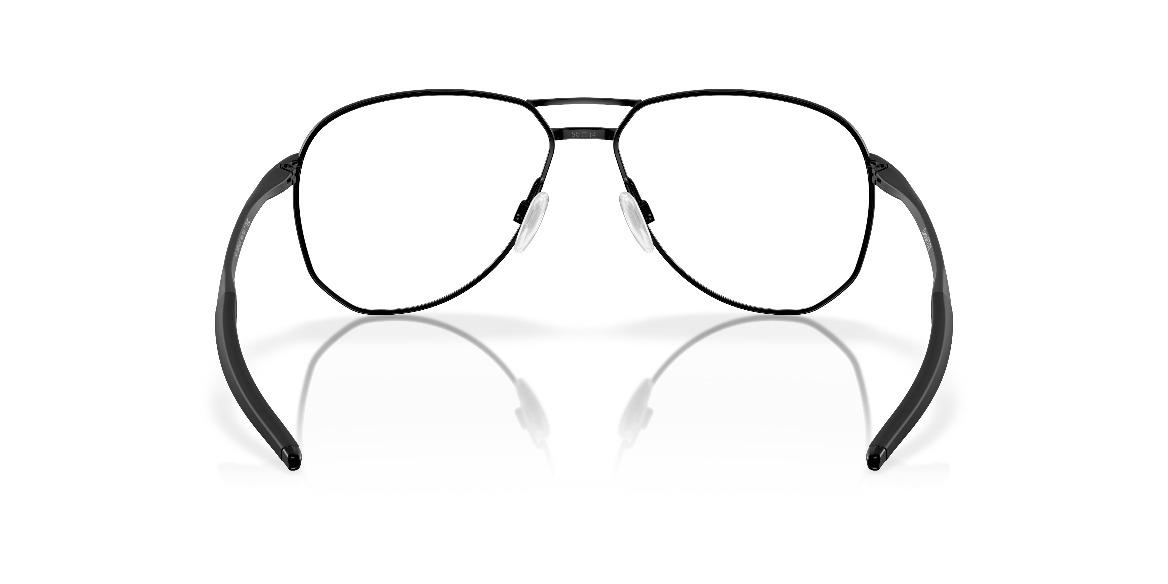 Oakley OX5077 Contrail TI Men's Round Eyeglass Frames - Satin Black Frame