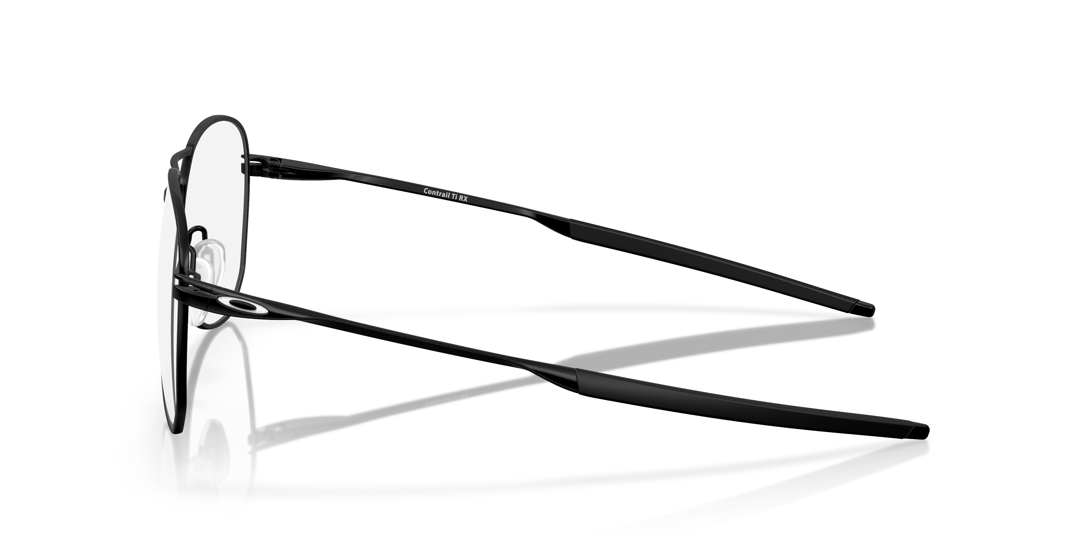 Oakley OX5077 Contrail TI Men's Round Eyeglass Frames - Pewter Frame