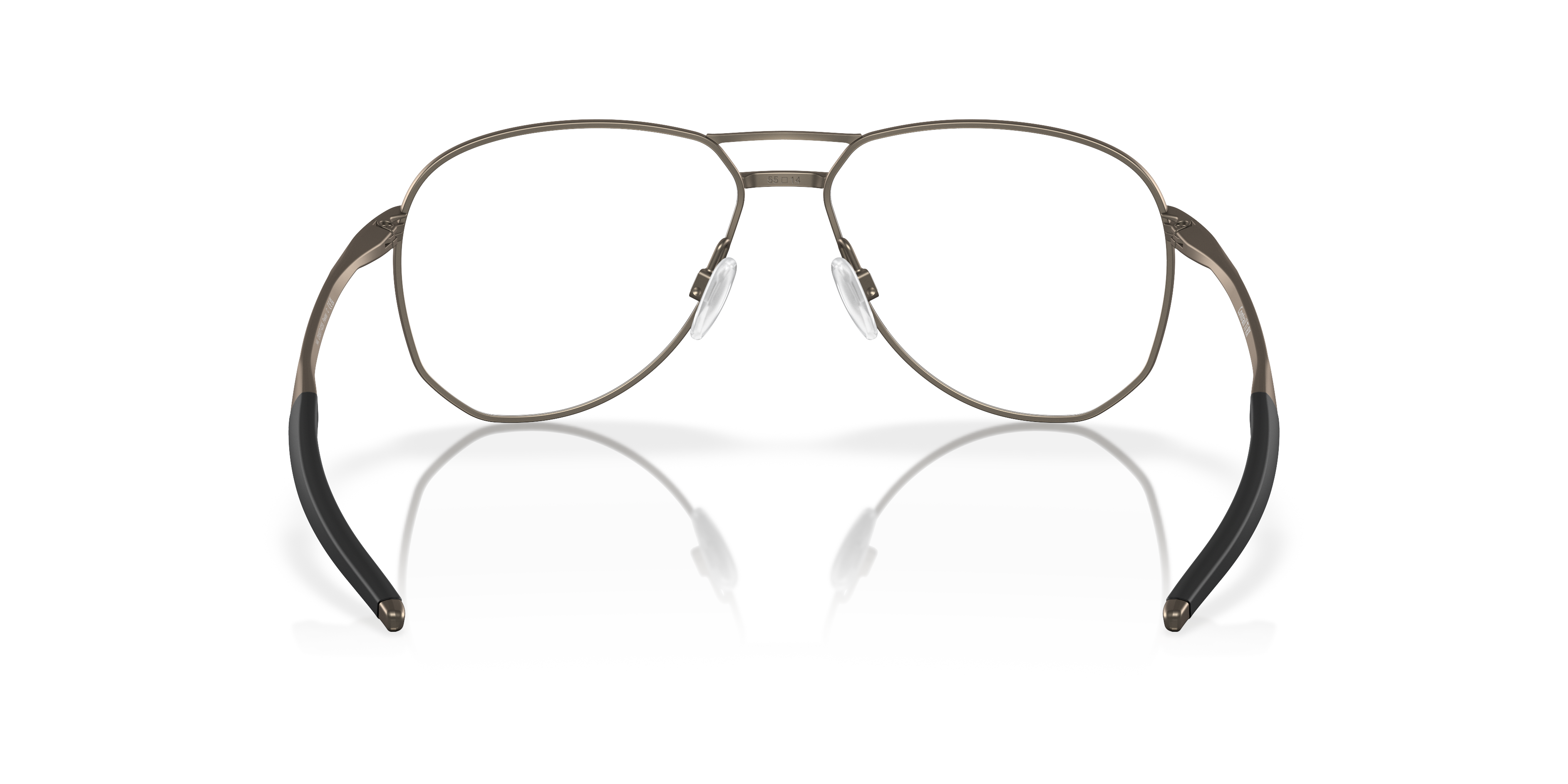 Oakley OX5077 Contrail TI Men's Round Eyeglass Frames - Satin Black Frame