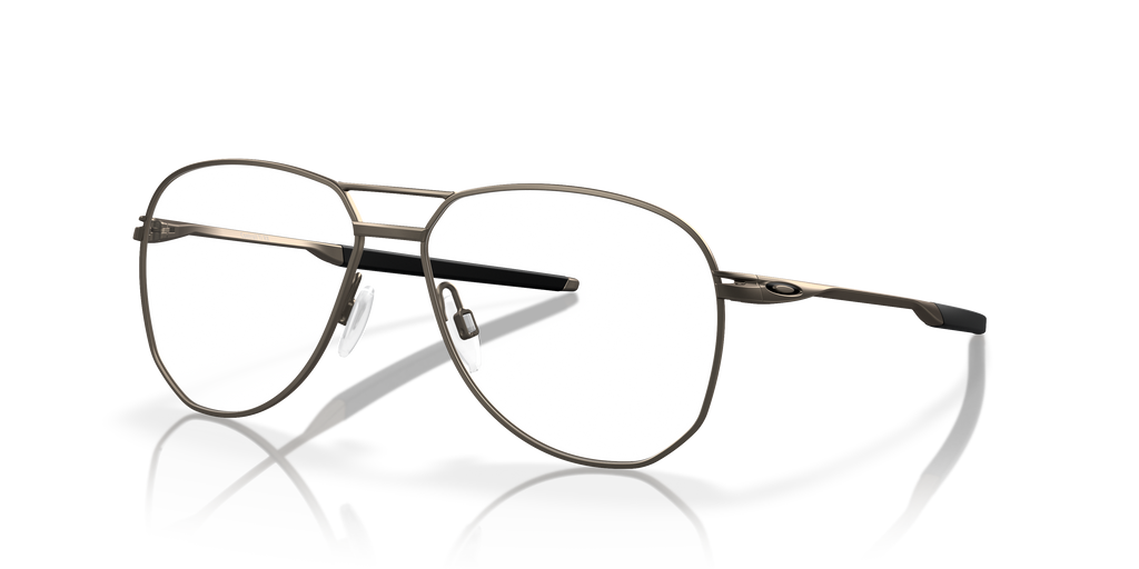 Oakley OX5077 Contrail TI Men's Round Eyeglass Frames - Pewter Frame