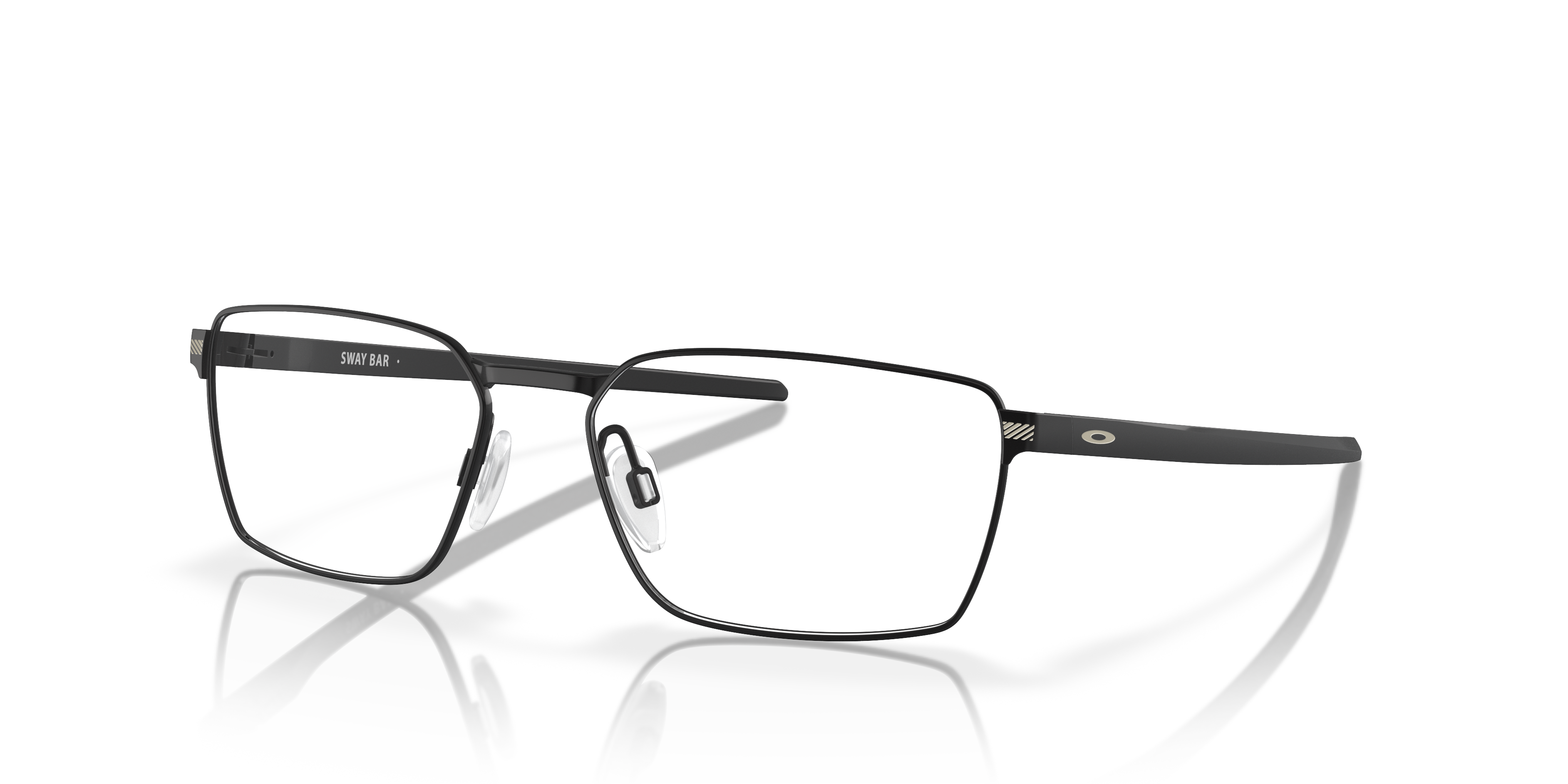 Oakley OX5078 Sway Bar Men's Rectangle Eyeglass Frames - Satin Black Frame