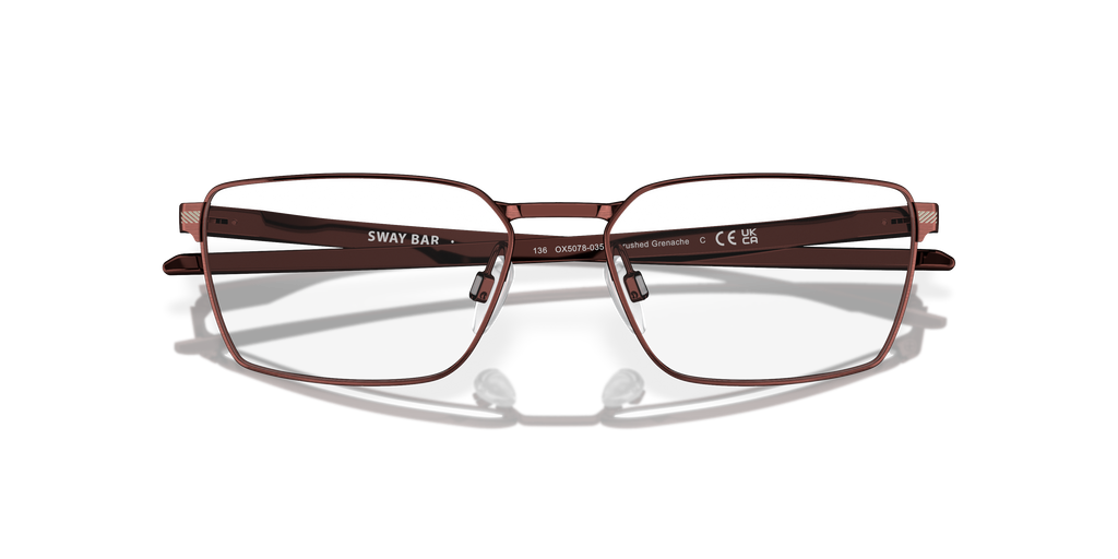 Oakley OX5078 Sway Bar Men's Rectangle Eyeglass Frames - Satin Black Frame