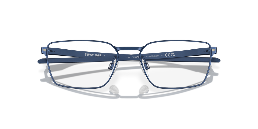 Oakley OX5078 Sway Bar Men's Rectangle Eyeglass Frames - Satin Black Frame