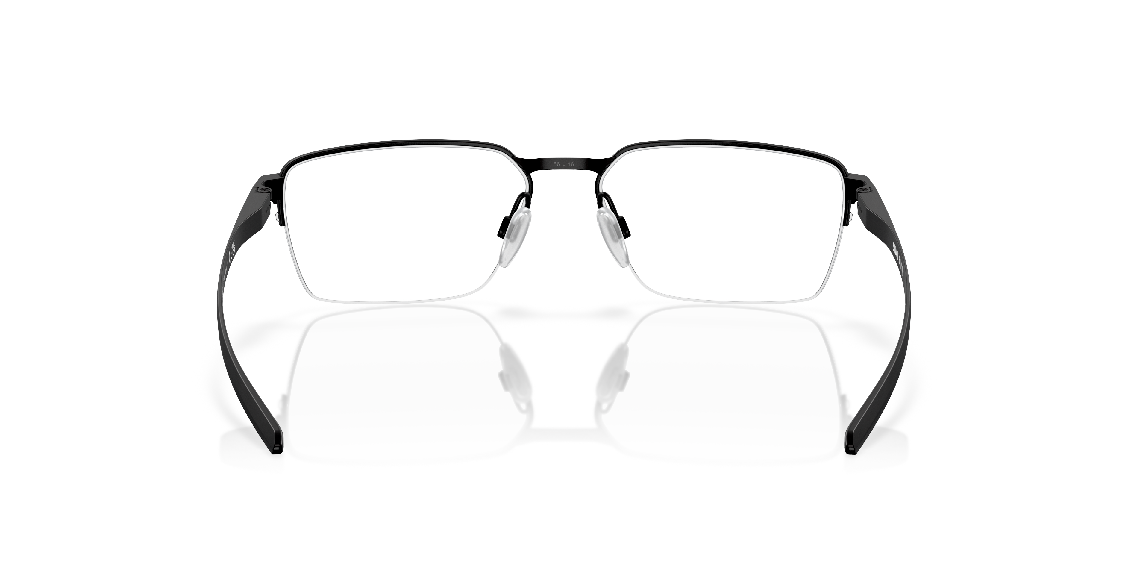 Oakley OX5080 Sway Bar 0.5 Men's Rectangle Eyeglass Frames - Satin Black Frame