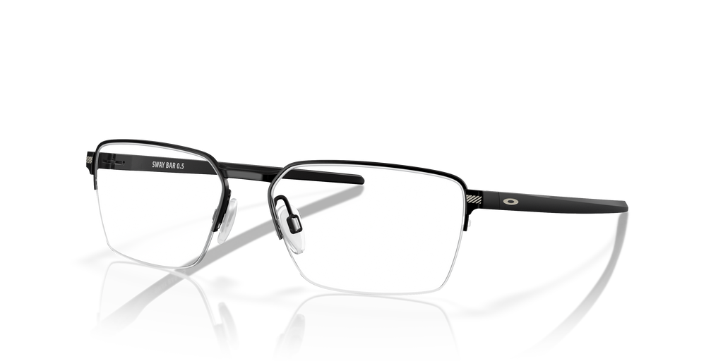 Oakley OX5080 Sway Bar 0.5 Men's Rectangle Eyeglass Frames - Satin Black Frame