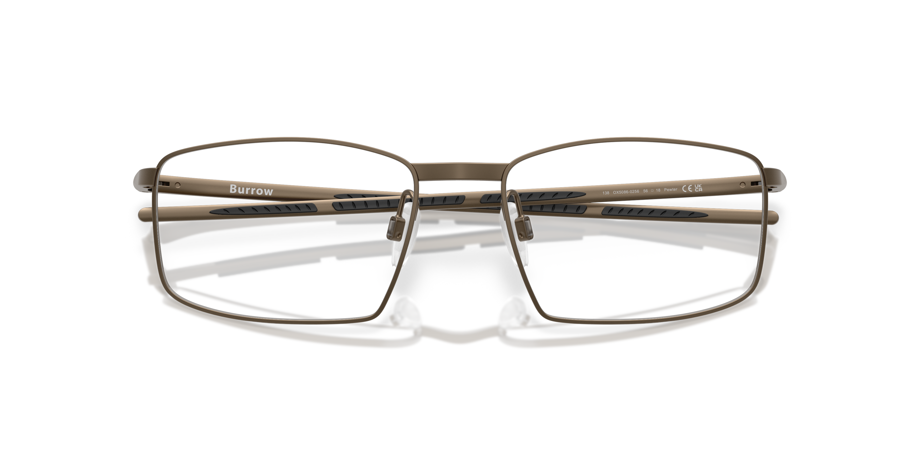 Oakley OX5086 Burrow Unisex Square Eyeglass Frames - Pewter Frame