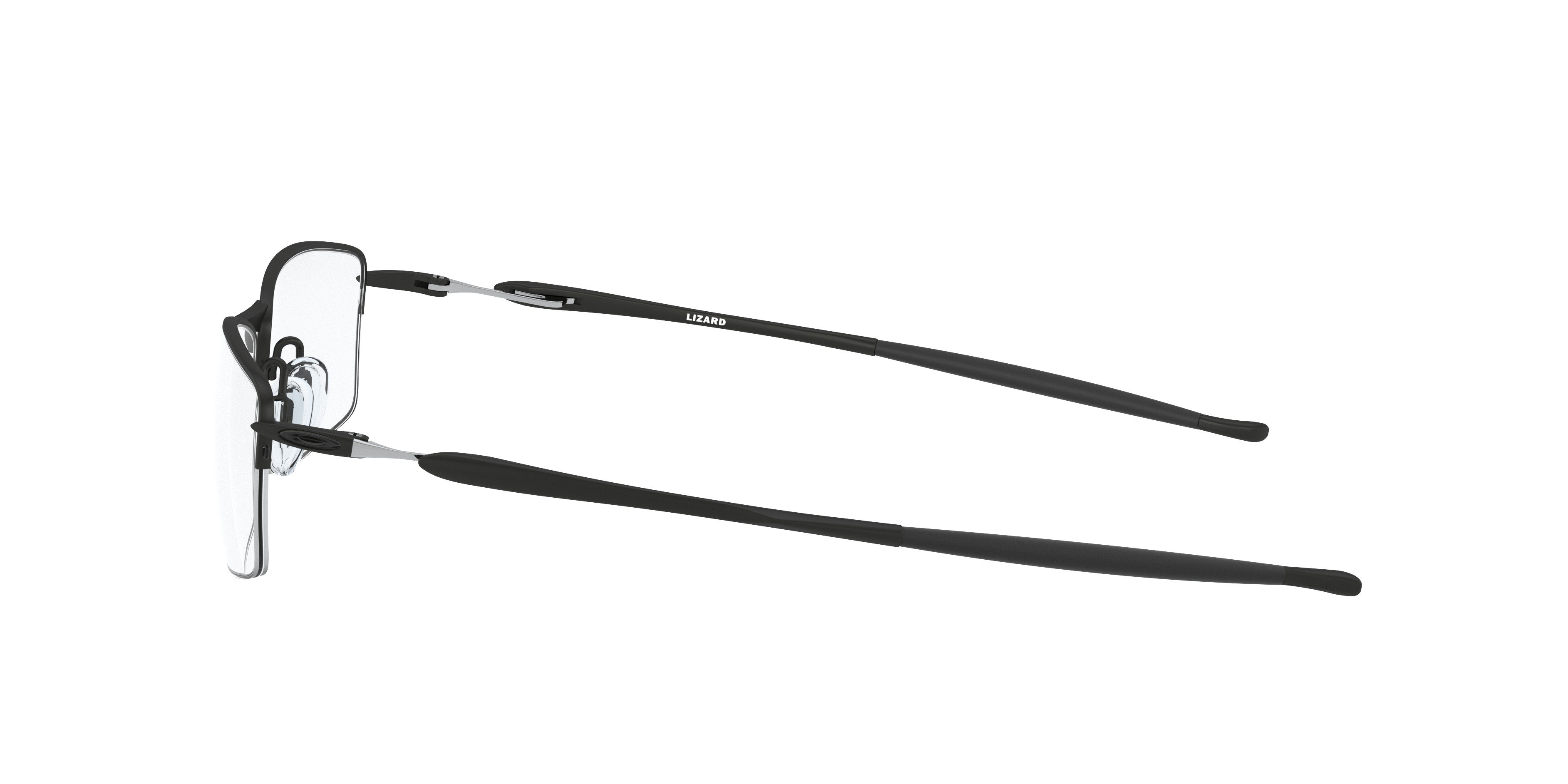 Oakley OX5113 Lizard Men's Rectangle Eyeglass Frames - Satin Black Frame