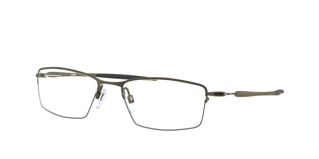 Oakley OX5113 Lizard Men's Rectangle Eyeglass Frames - Pewter Frame