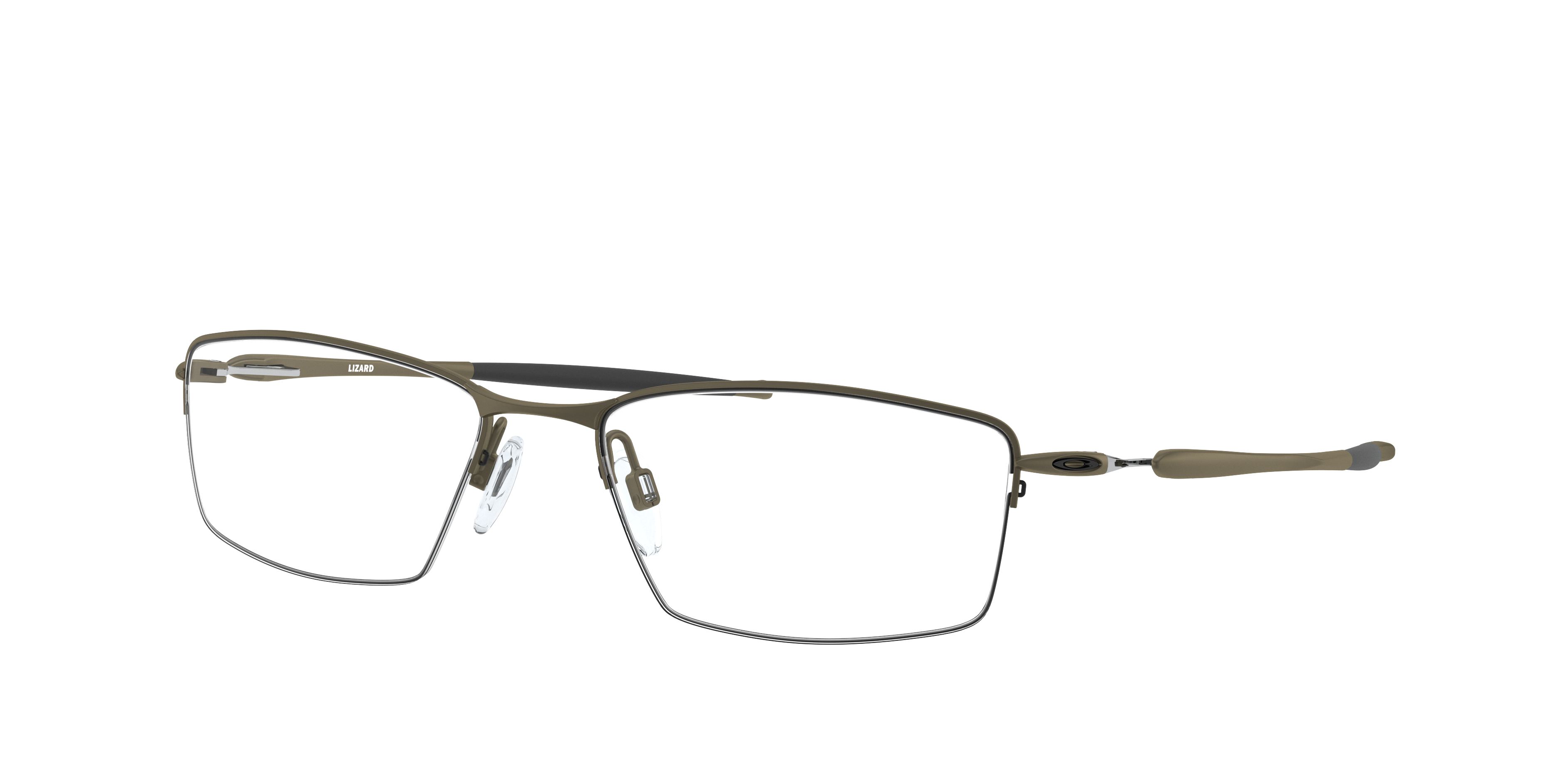 Oakley OX5113 Lizard Men's Rectangle Eyeglass Frames - Pewter Frame