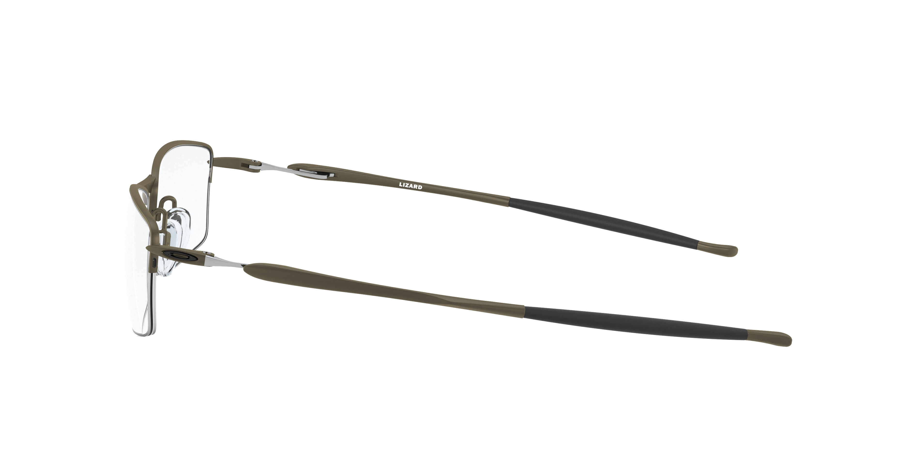 Oakley OX5113 Lizard Men's Rectangle Eyeglass Frames - Pewter Frame