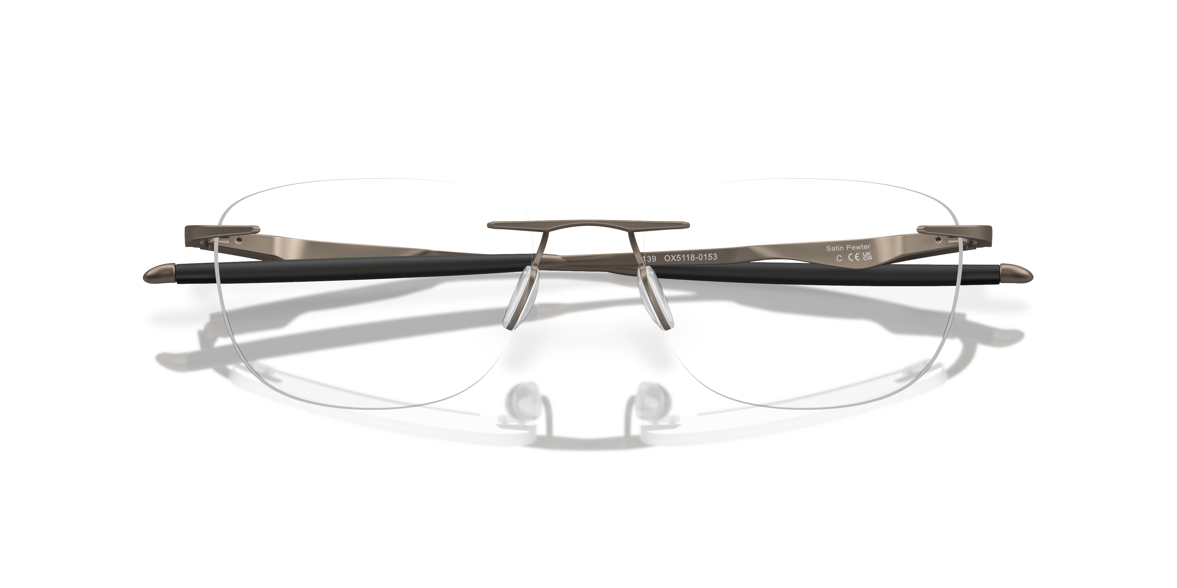 Oakley OX5118 Wingfold EVR Men's Rectangle Eyeglass Frames - Cement Frame