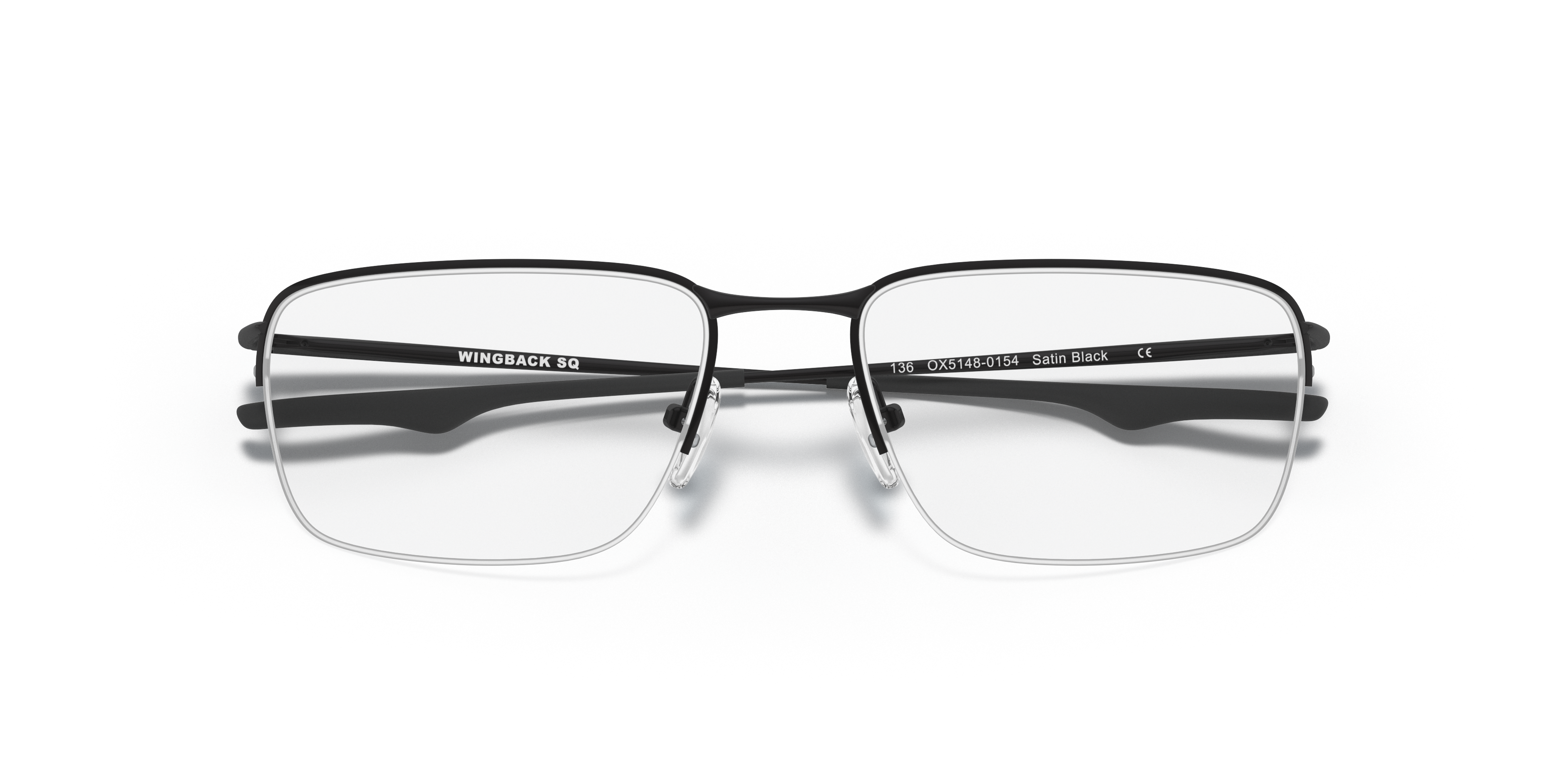 Oakley OX5148 Wingback SQ Men's Square Eyeglass Frames - Matte Dark Navy Frame