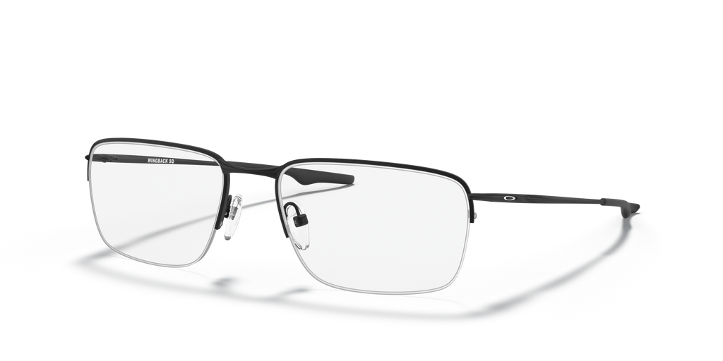 Oakley OX5148 Wingback SQ Men's Square Eyeglass Frames - Satin Black Frame
