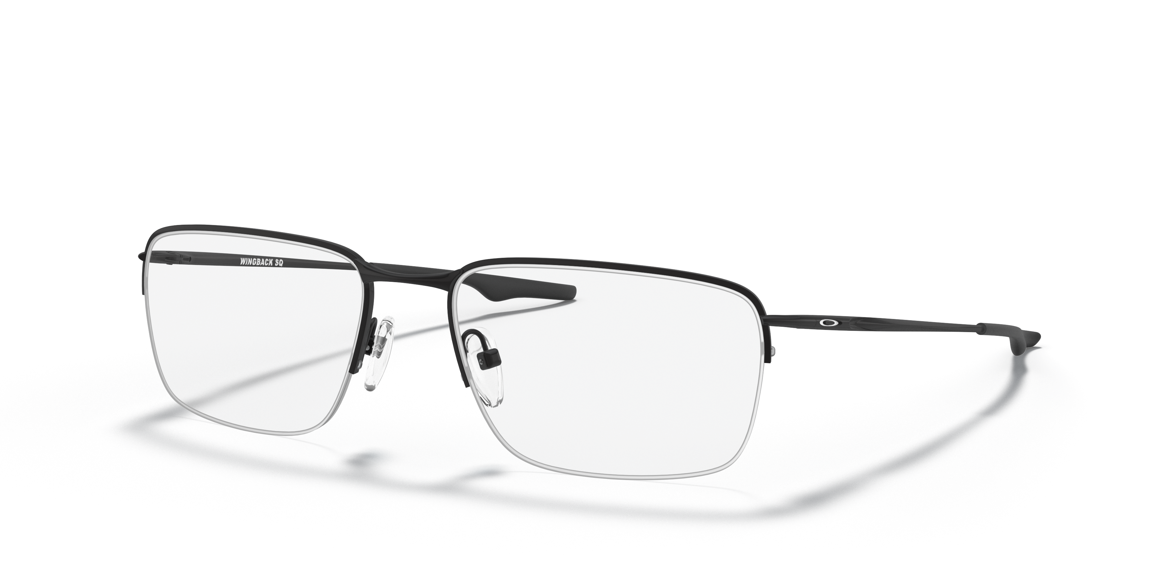 Oakley OX5148 Wingback SQ Men's Square Eyeglass Frames - Satin Black Frame