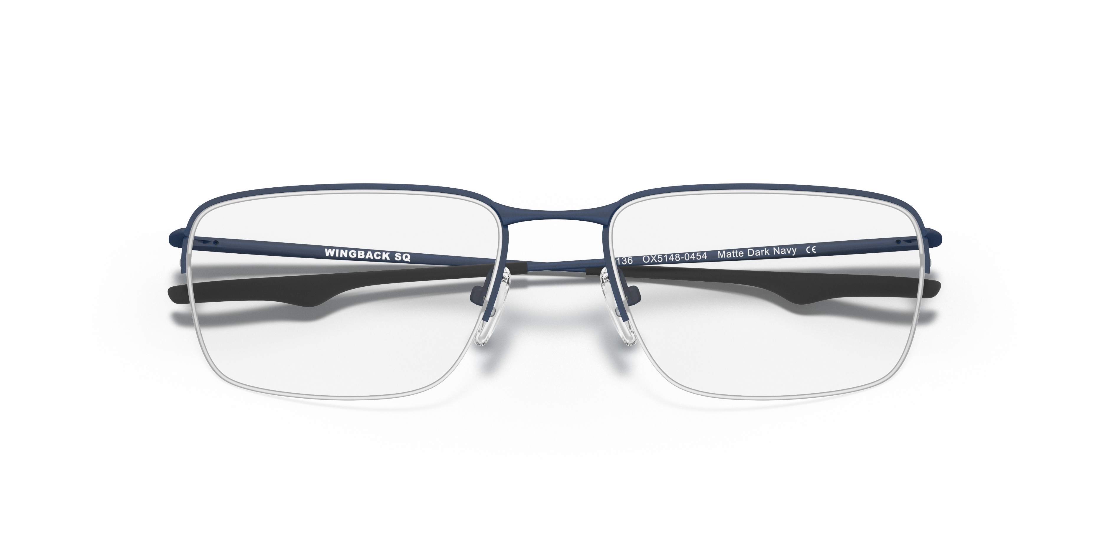 Oakley OX5148 Wingback SQ Men's Square Eyeglass Frames - Satin Black Frame
