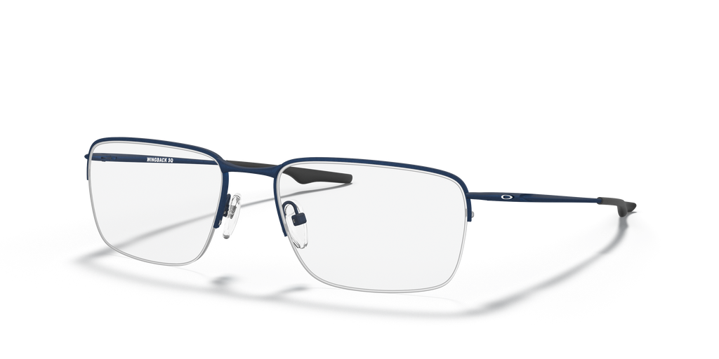 Oakley OX5148 Wingback SQ Men's Square Eyeglass Frames - Matte Dark Navy Frame
