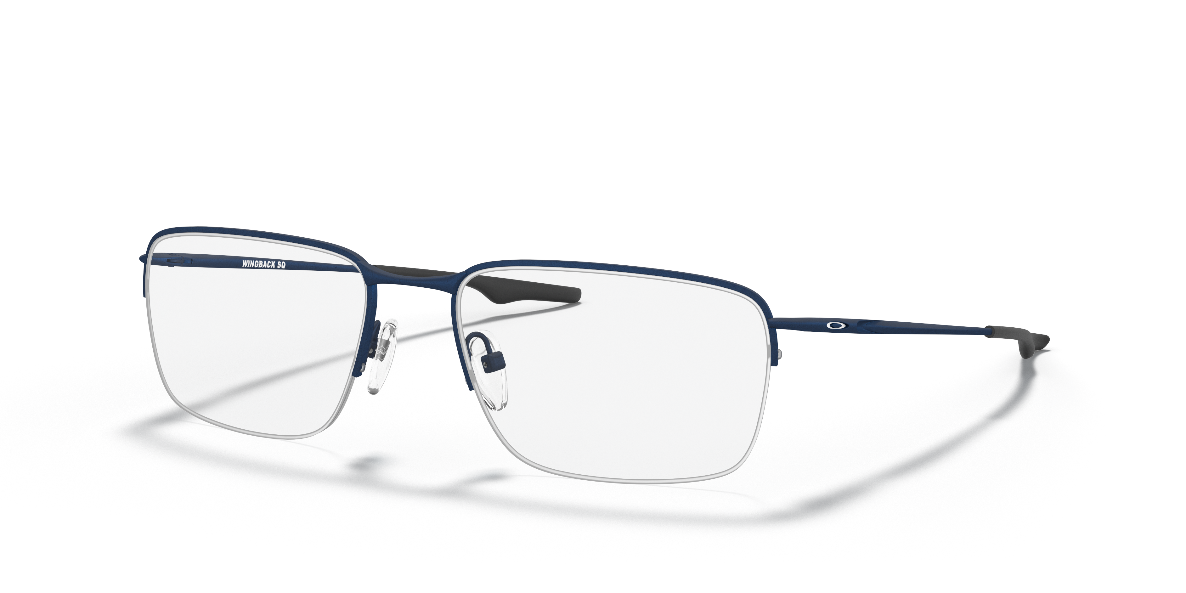 Oakley OX5148 Wingback SQ Men's Square Eyeglass Frames - Matte Dark Navy Frame
