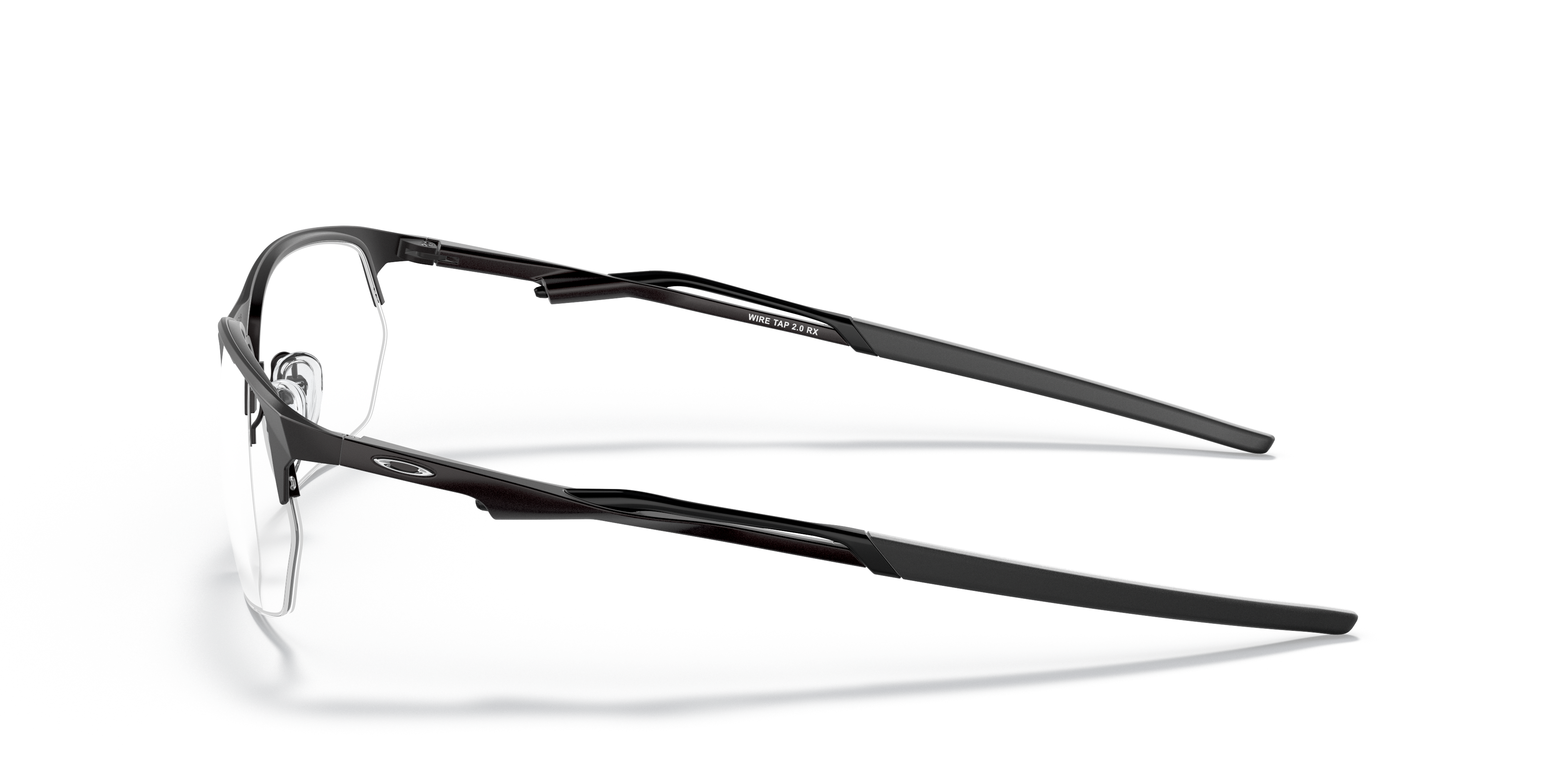 Oakley OX5152 Wire Tap 2.0 Men's Rectangle Eyeglass Frames - Satin Light Steel Frame