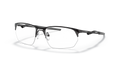 Oakley OX5152 Wire Tap 2.0 Men's Rectangle Eyeglass Frames - Satin Black Frame