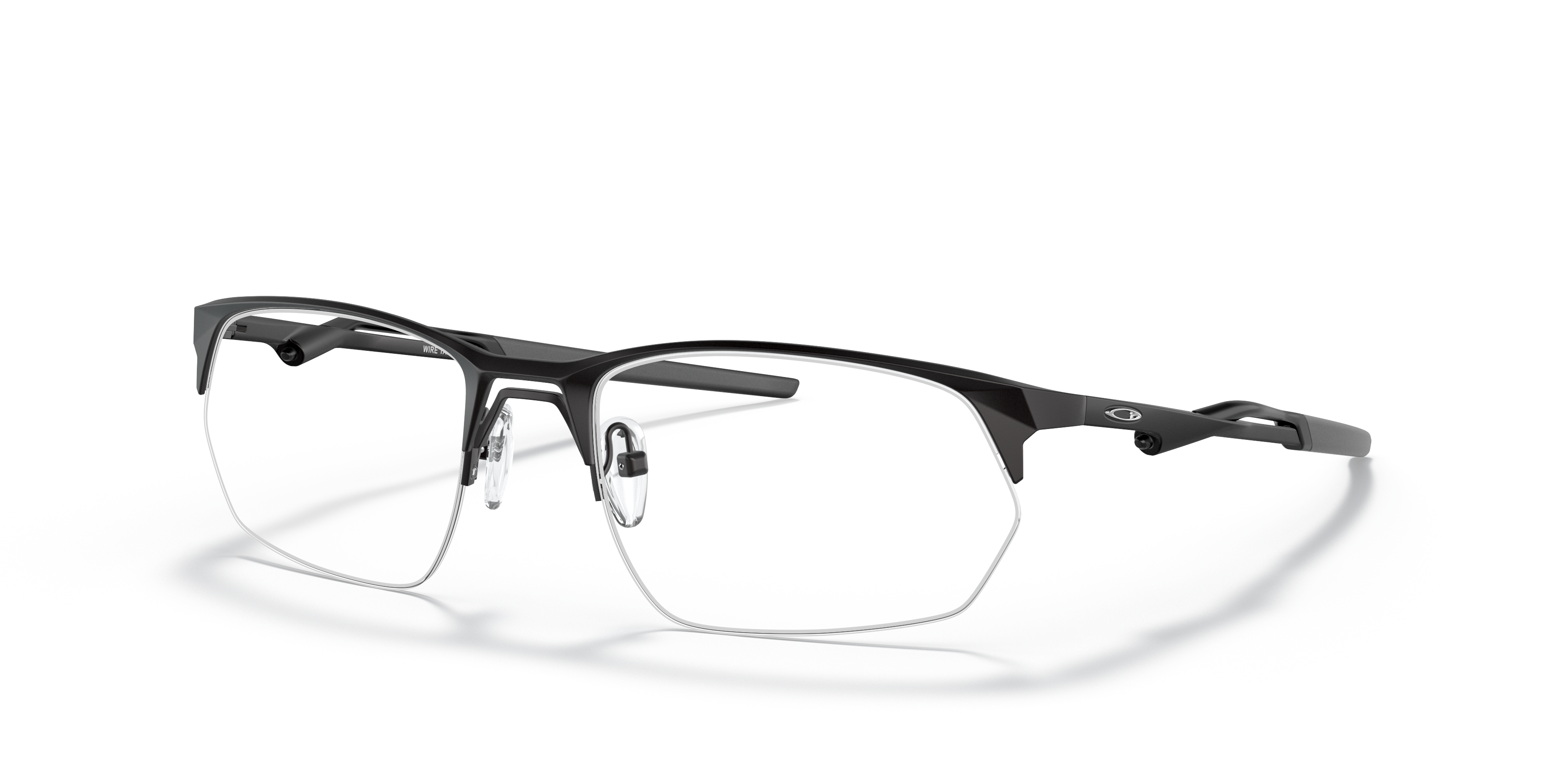 Oakley OX5152 Wire Tap 2.0 Men's Rectangle Eyeglass Frames - Satin Black Frame
