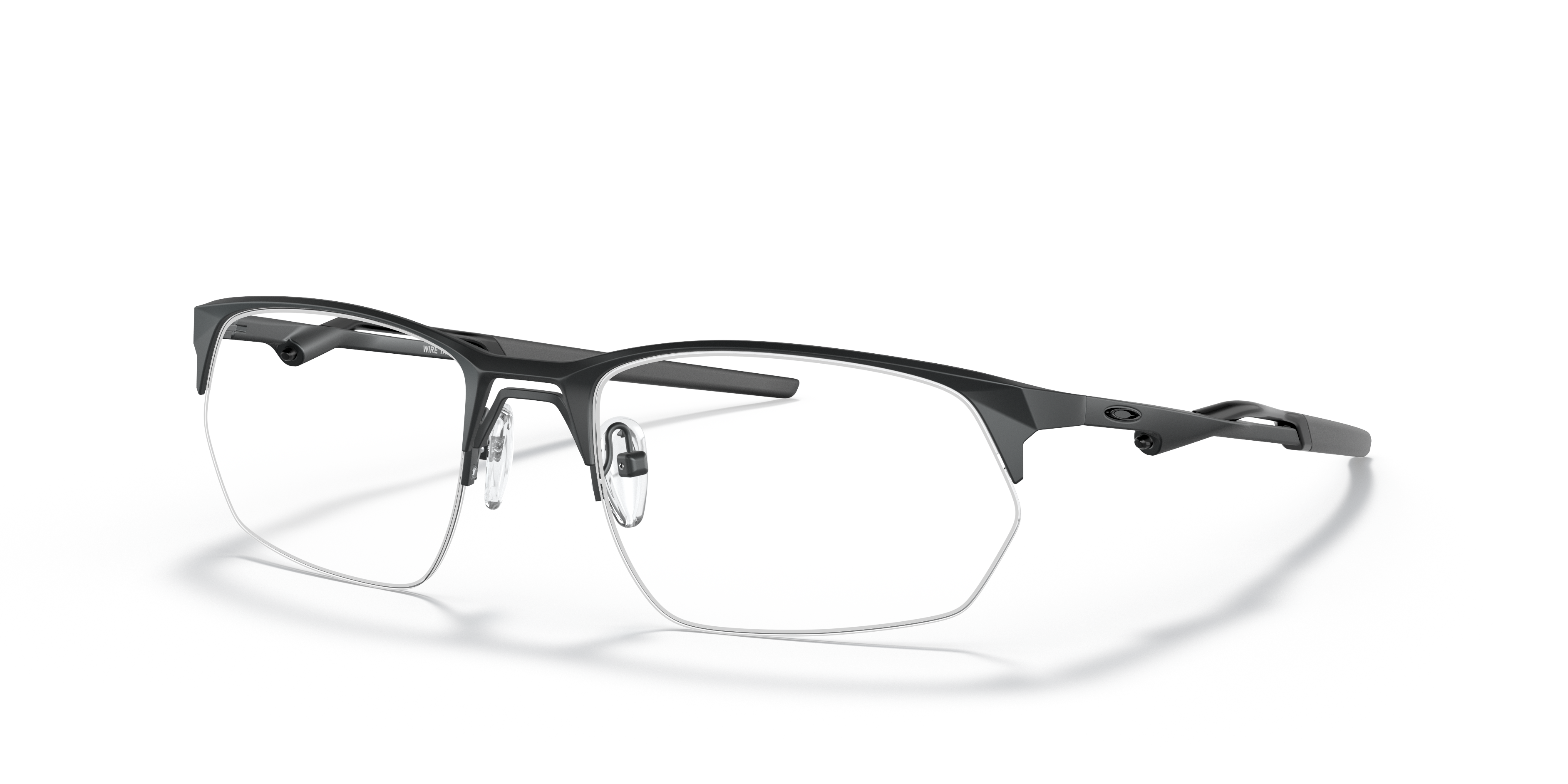 Oakley OX5152 Wire Tap 2.0 Men's Rectangle Eyeglass Frames - Satin Black Frame