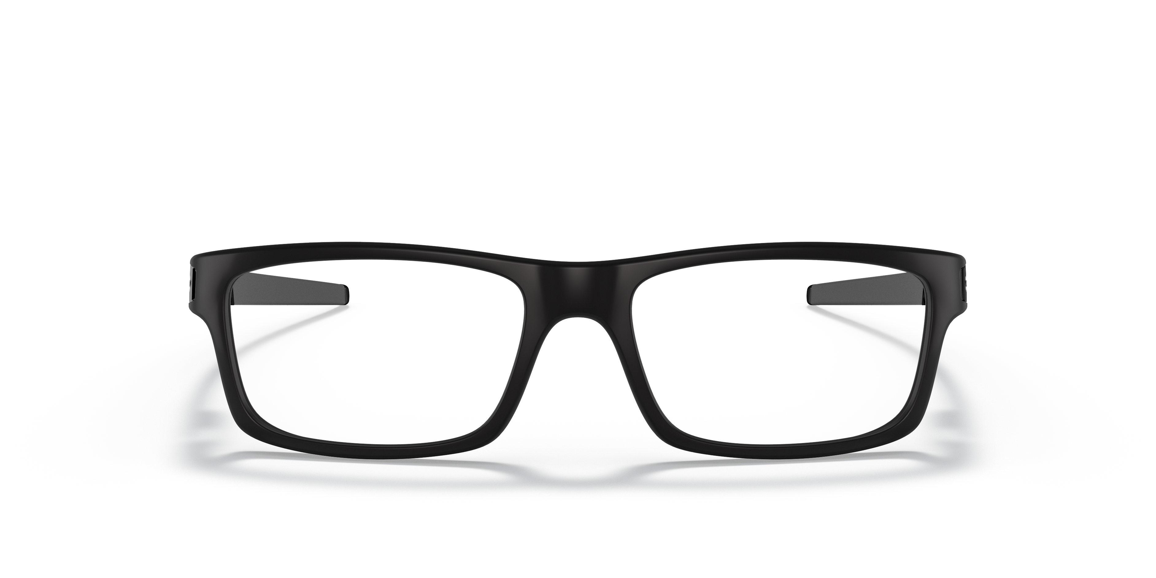 Oakley OX8026 Currency Men's Rectangle Eyeglass Frames - Satin Black Frame