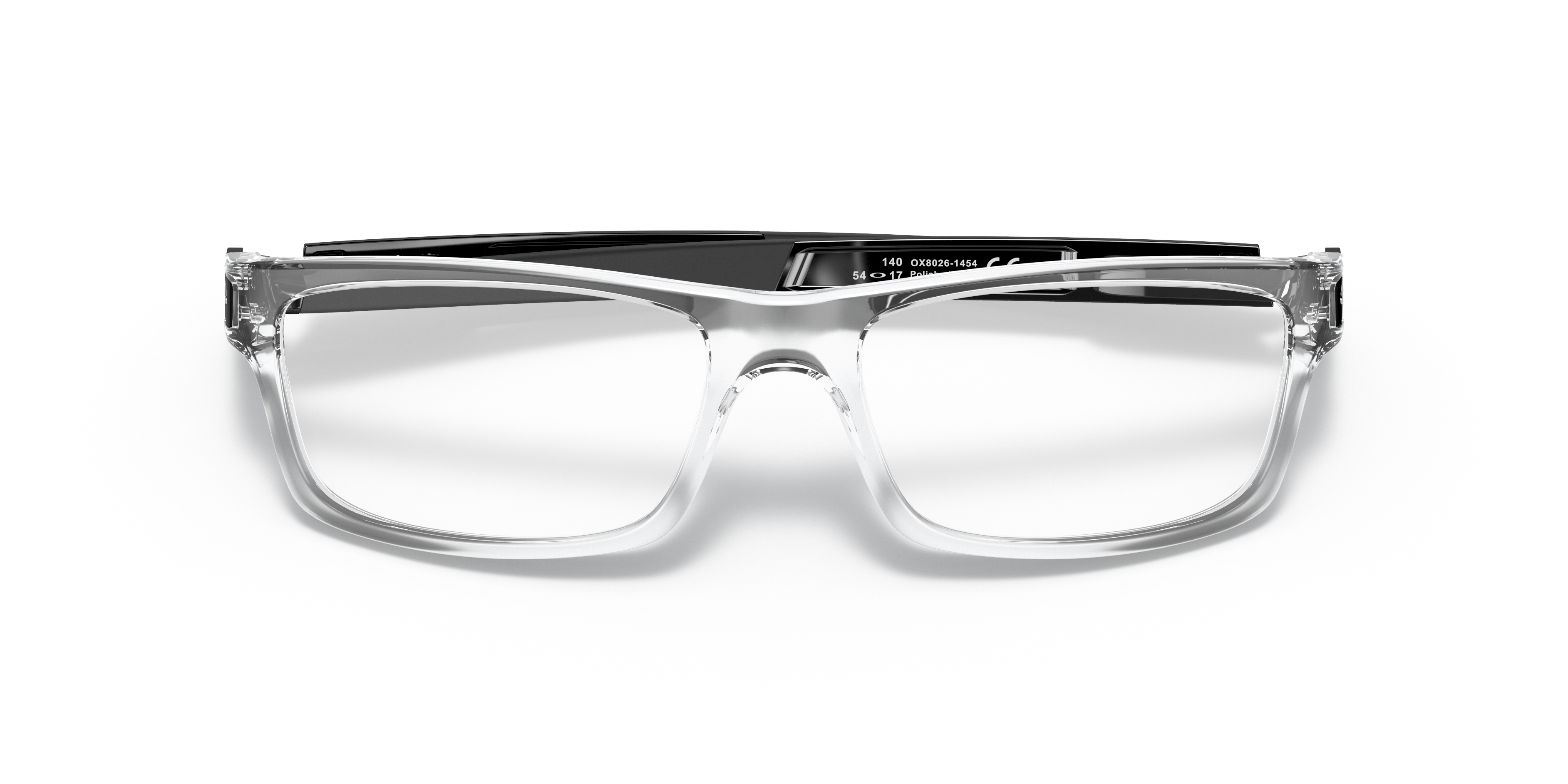 Oakley OX8026 Currency Men's Rectangle Eyeglass Frames - Satin Black Frame