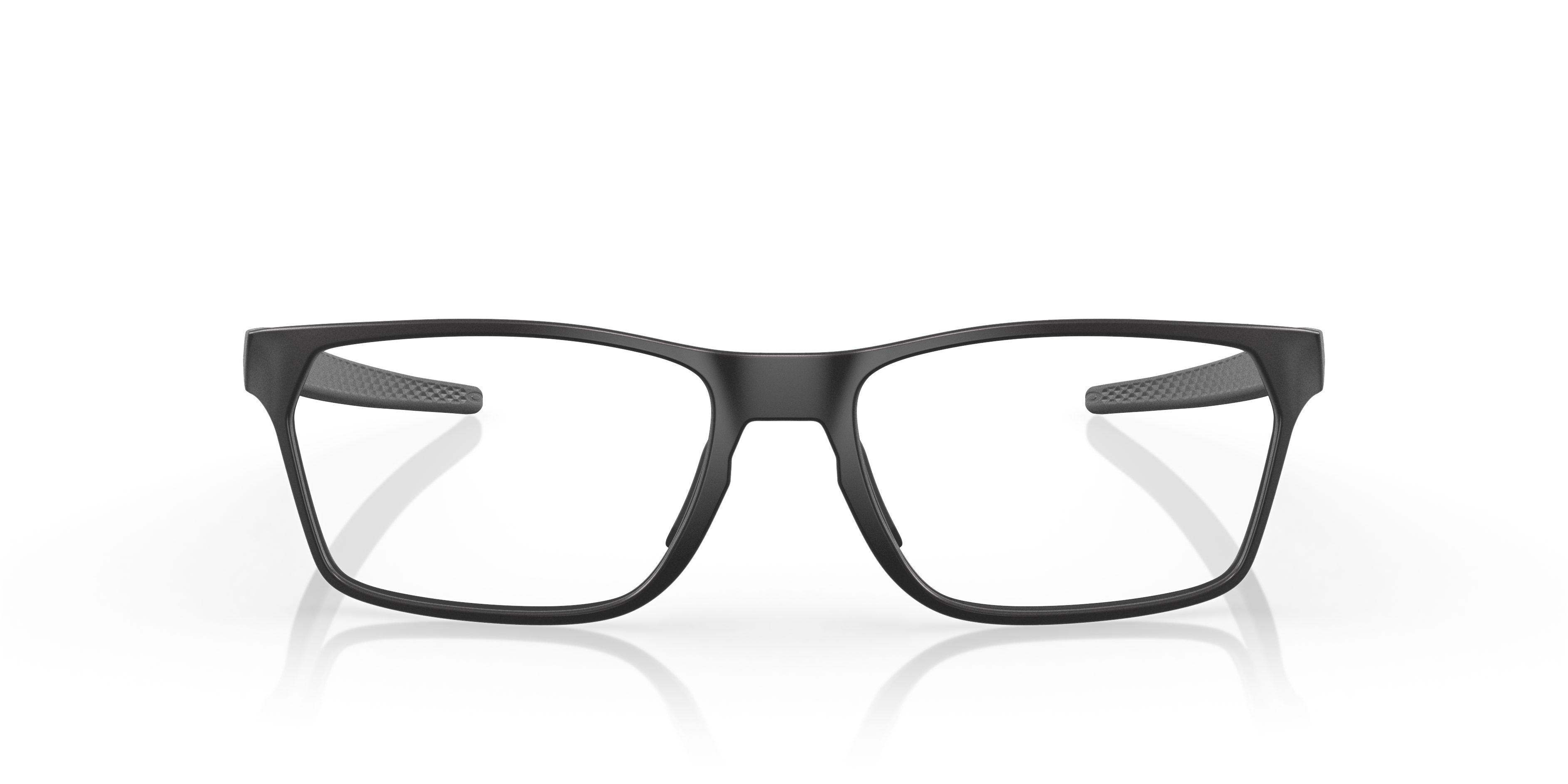 Oakley OX8032 Hex Jector Men's Rectangle Eyeglass Frames - Satin Grey Smoke Frame
