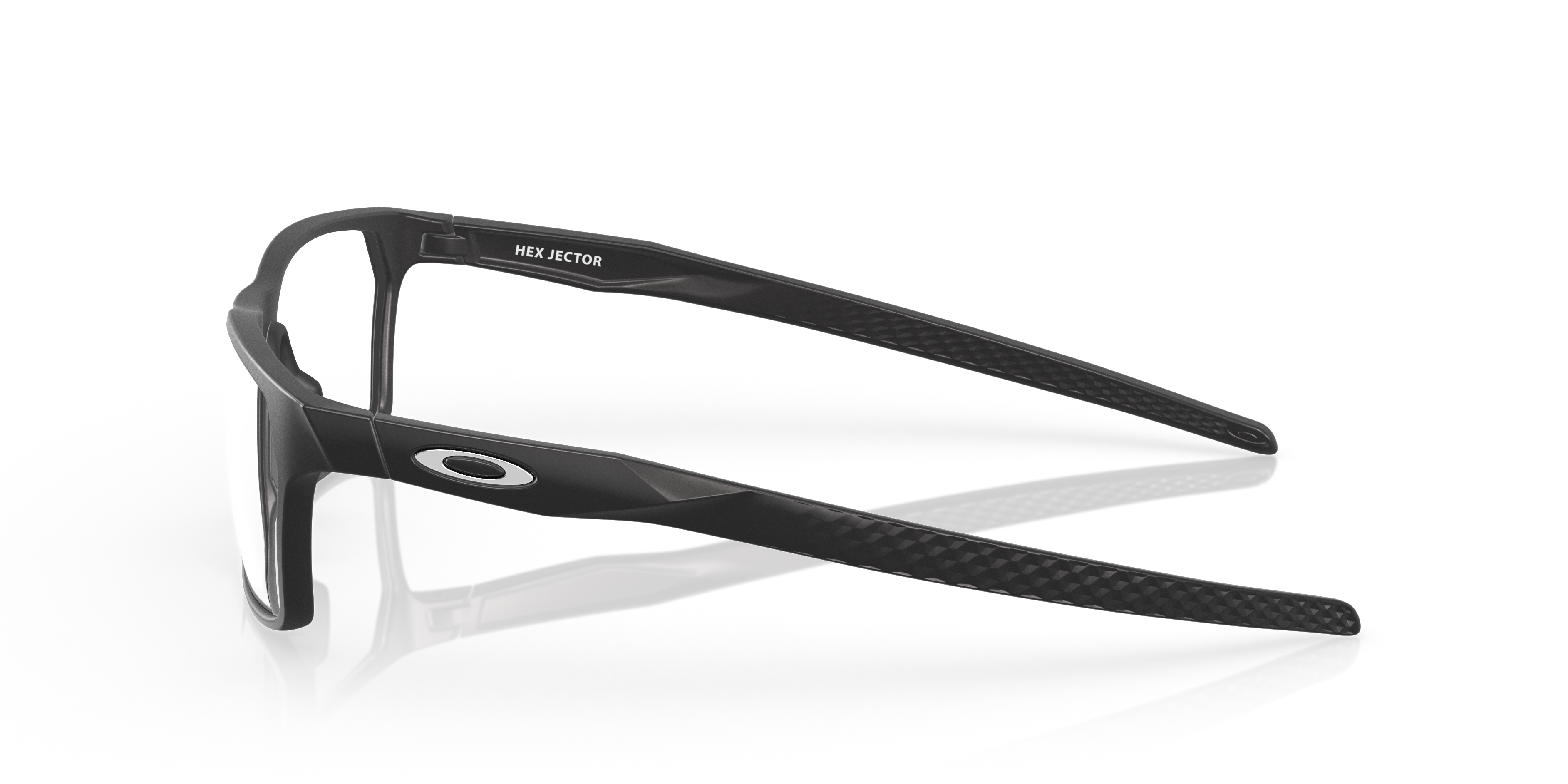 Oakley OX8032 Hex Jector Men's Rectangle Eyeglass Frames - Satin Grey Smoke Frame