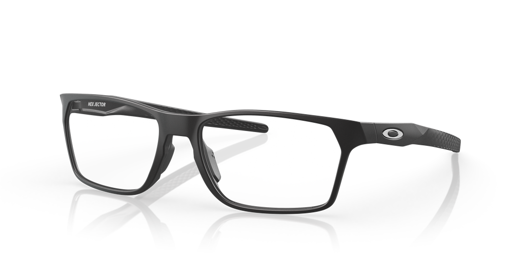 Oakley OX8032 Hex Jector Men's Rectangle Eyeglass Frames - Satin Black Frame