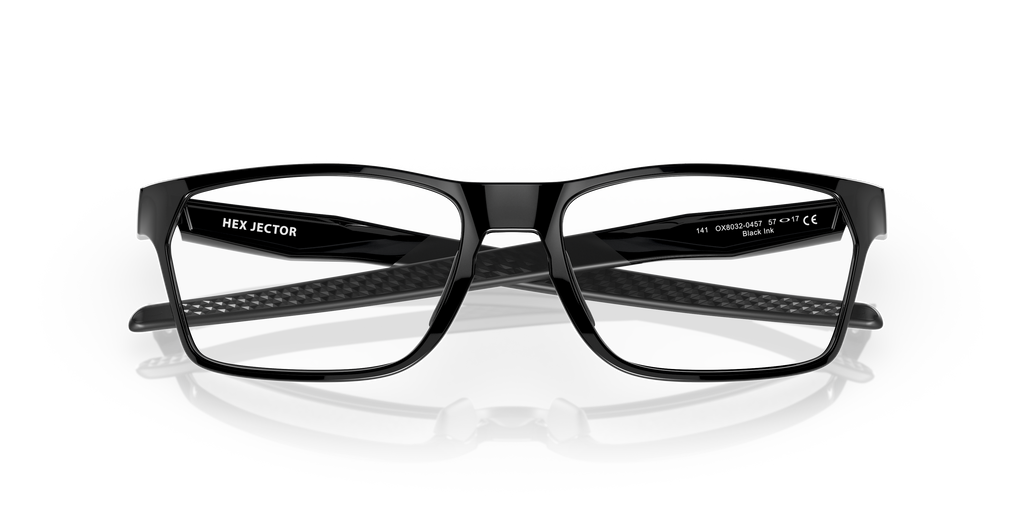 Oakley OX8032 Hex Jector Men's Rectangle Eyeglass Frames - Satin Grey Smoke Frame