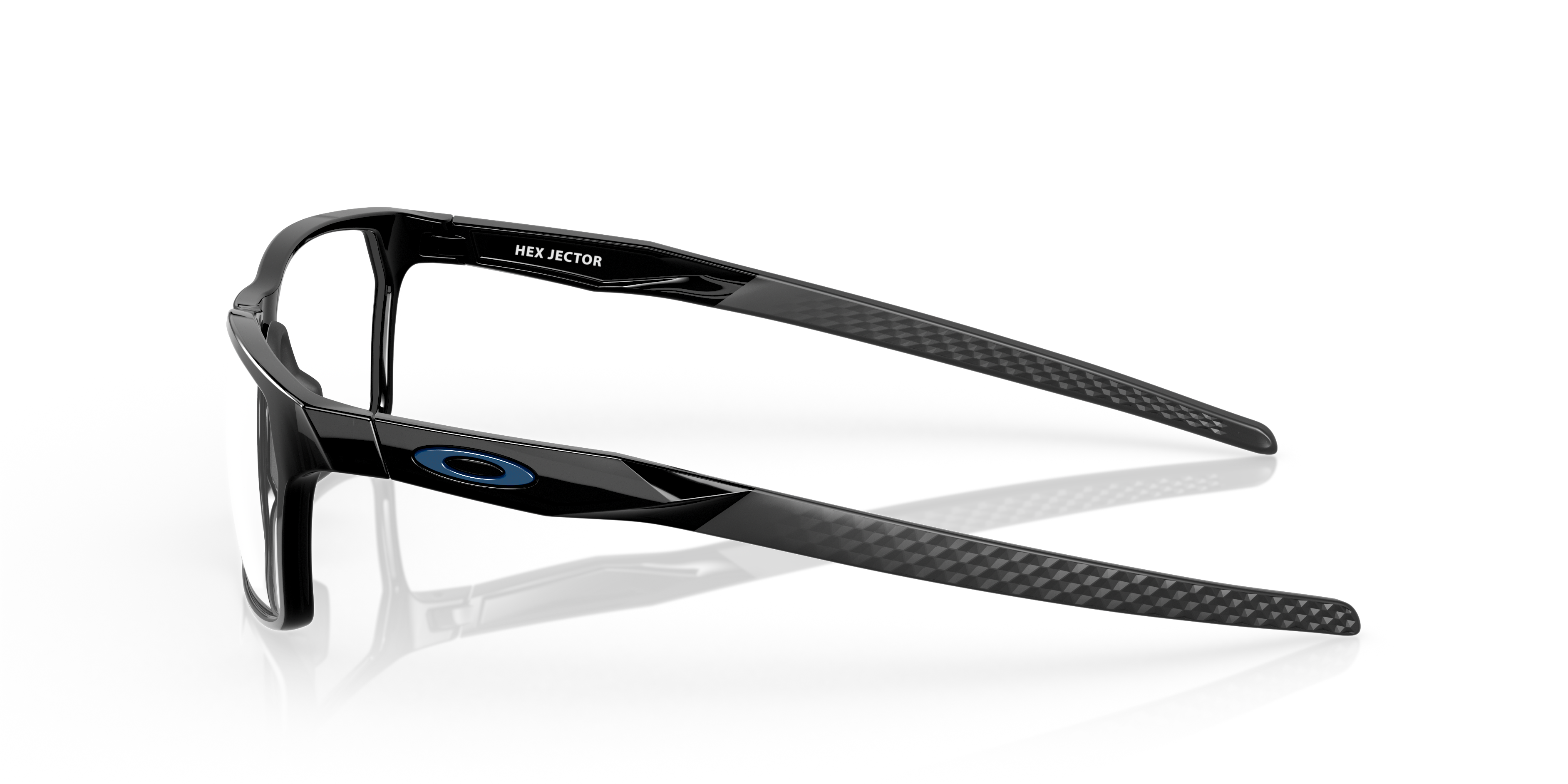 Oakley OX8032 Hex Jector Men's Rectangle Eyeglass Frames - Satin Grey Smoke Frame