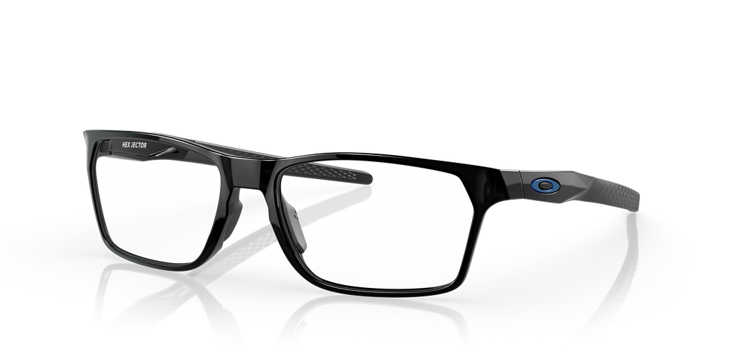 Oakley OX8032 Hex Jector Men's Rectangle Eyeglass Frames - Black Ink Frame