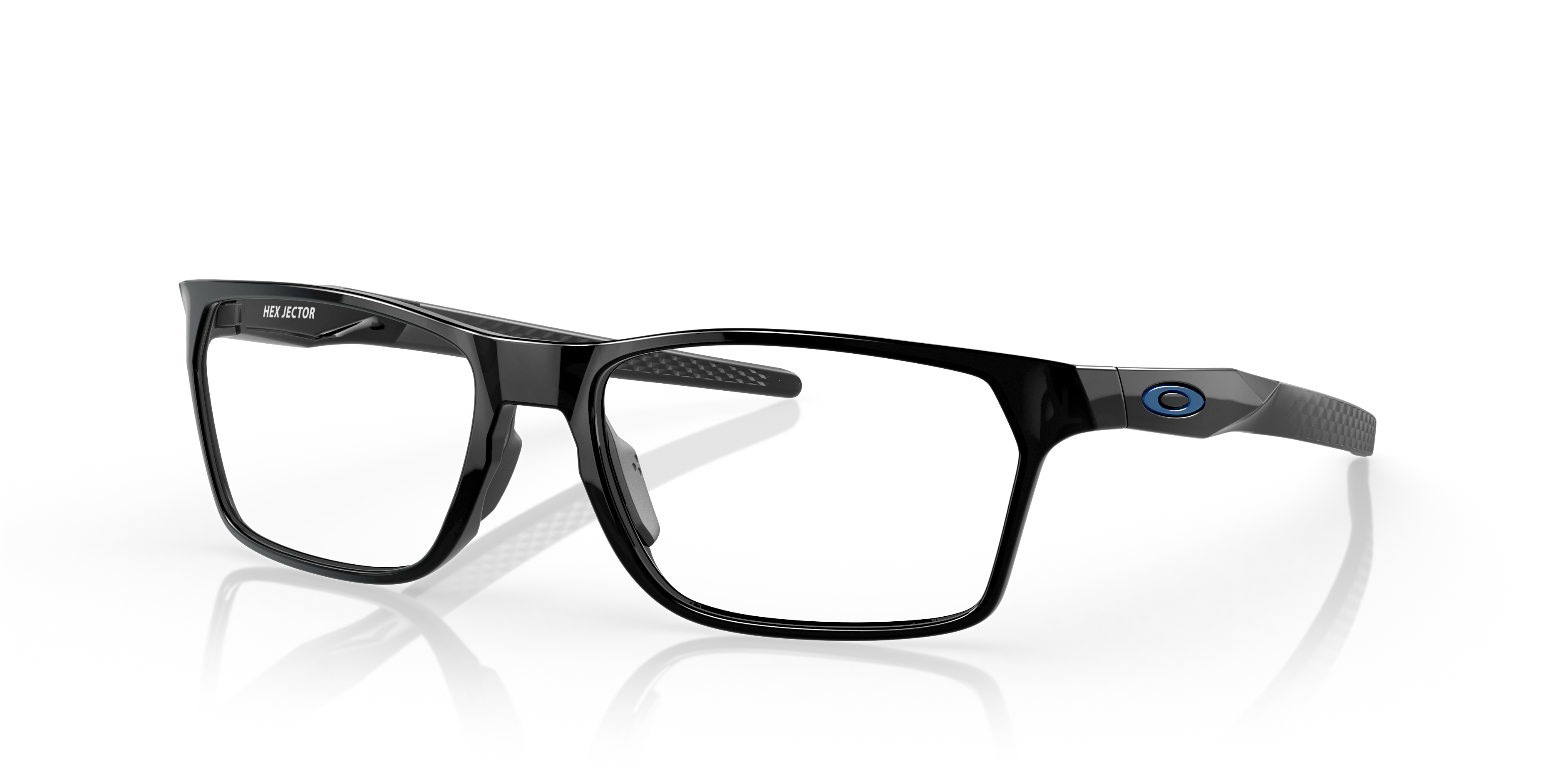 Oakley OX8032 Hex Jector Men's Rectangle Eyeglass Frames - Satin Black Frame