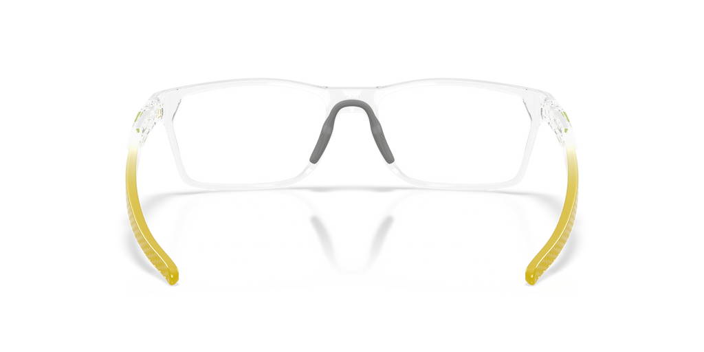 Oakley OX8032 Hex Jector Limitless Collection Men's Rectangle Eyeglass Frames - Polished Clear