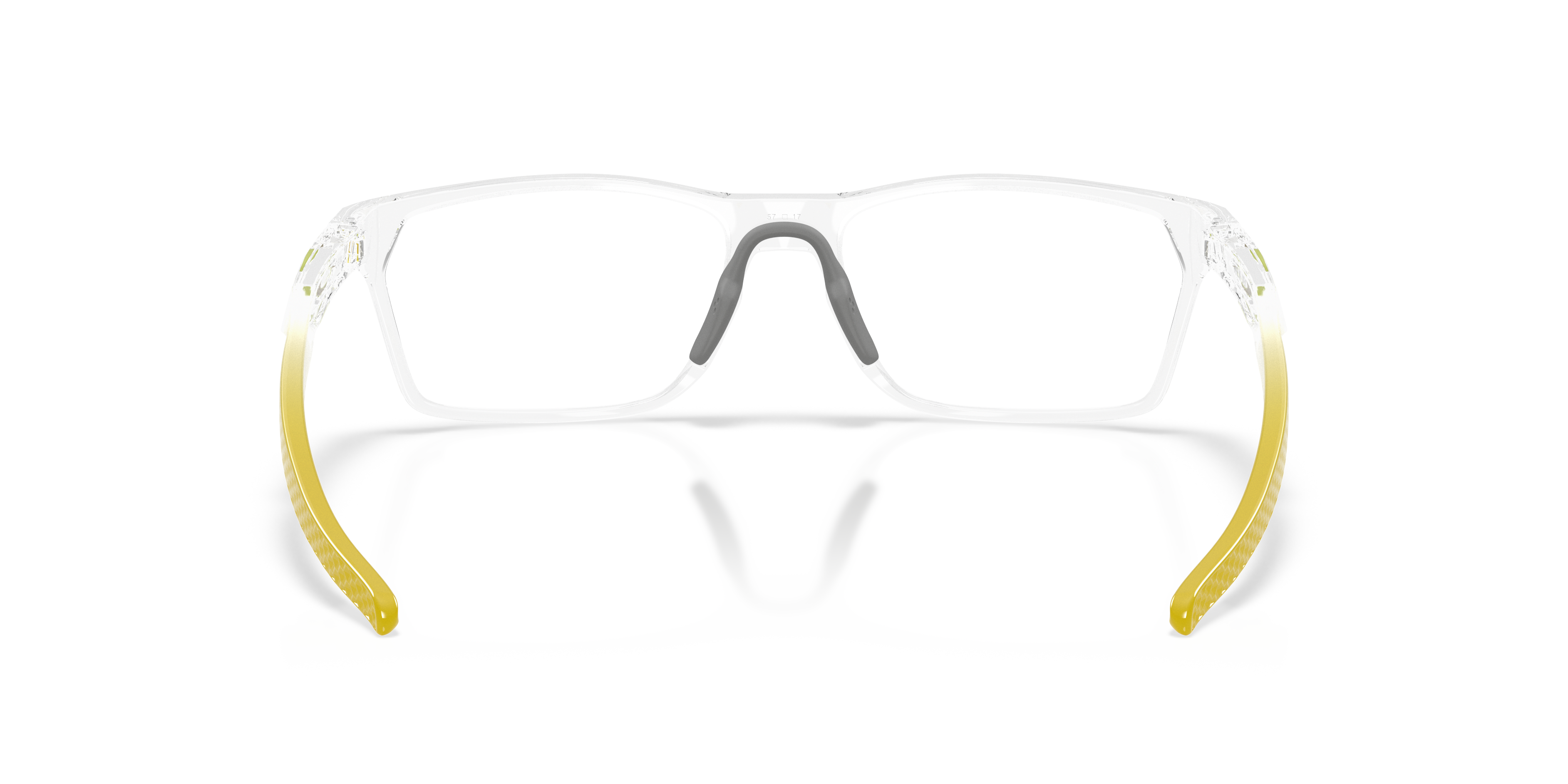 Oakley OX8032 Hex Jector Limitless Collection Men's Rectangle Eyeglass Frames - Polished Clear