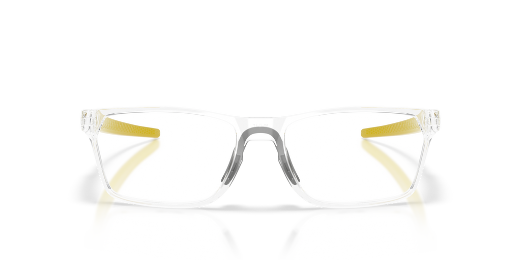 Oakley OX8032 Hex Jector Limitless Collection Men's Rectangle Eyeglass Frames - Polished Clear
