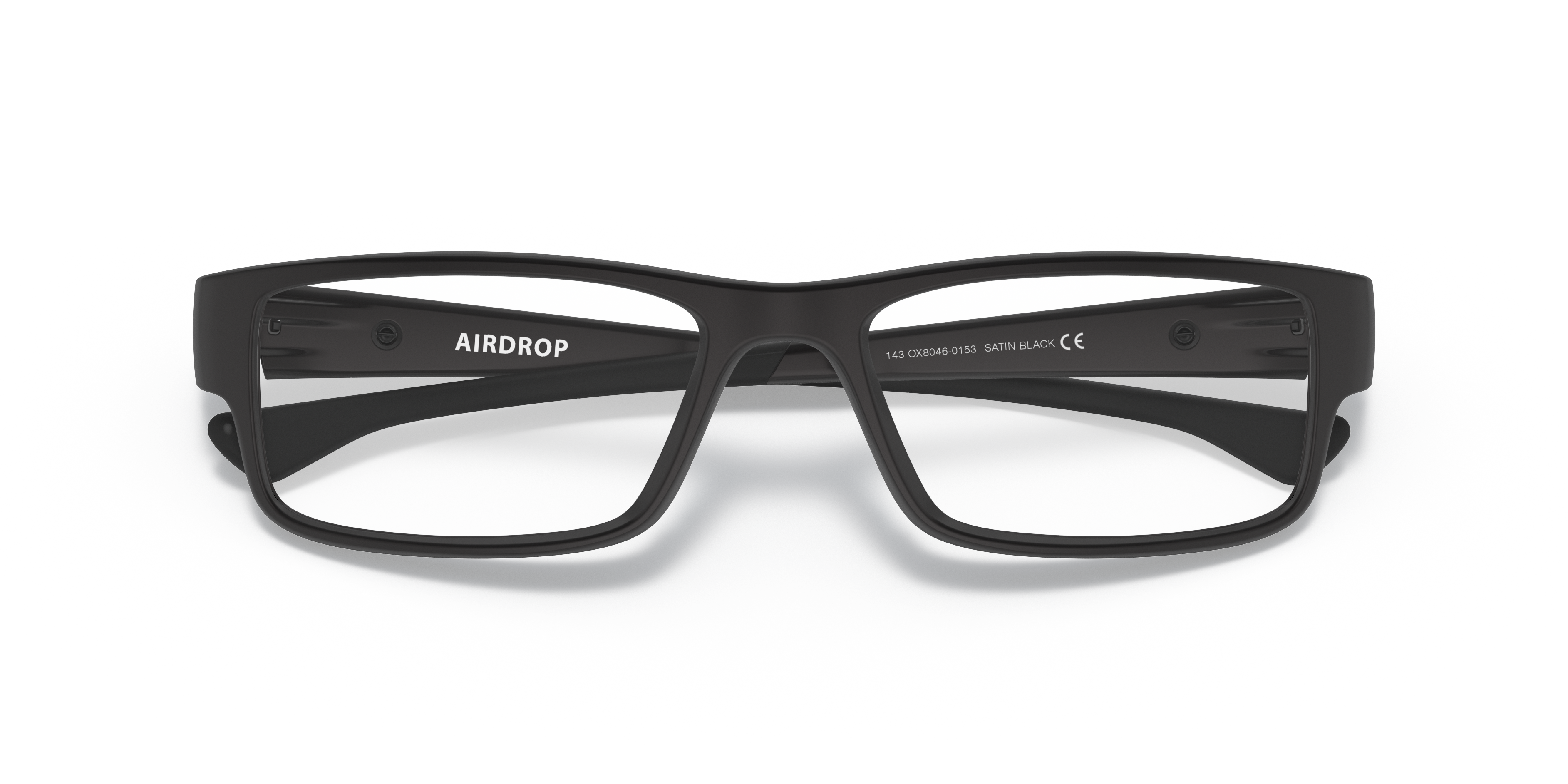 Oakley OX8046 Airdrop Men's Rectangle Eyeglass Frames - Grey Shadow Frame