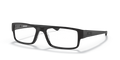 Oakley OX8046 Airdrop Men's Rectangle Eyeglass Frames - Satin Black Frame