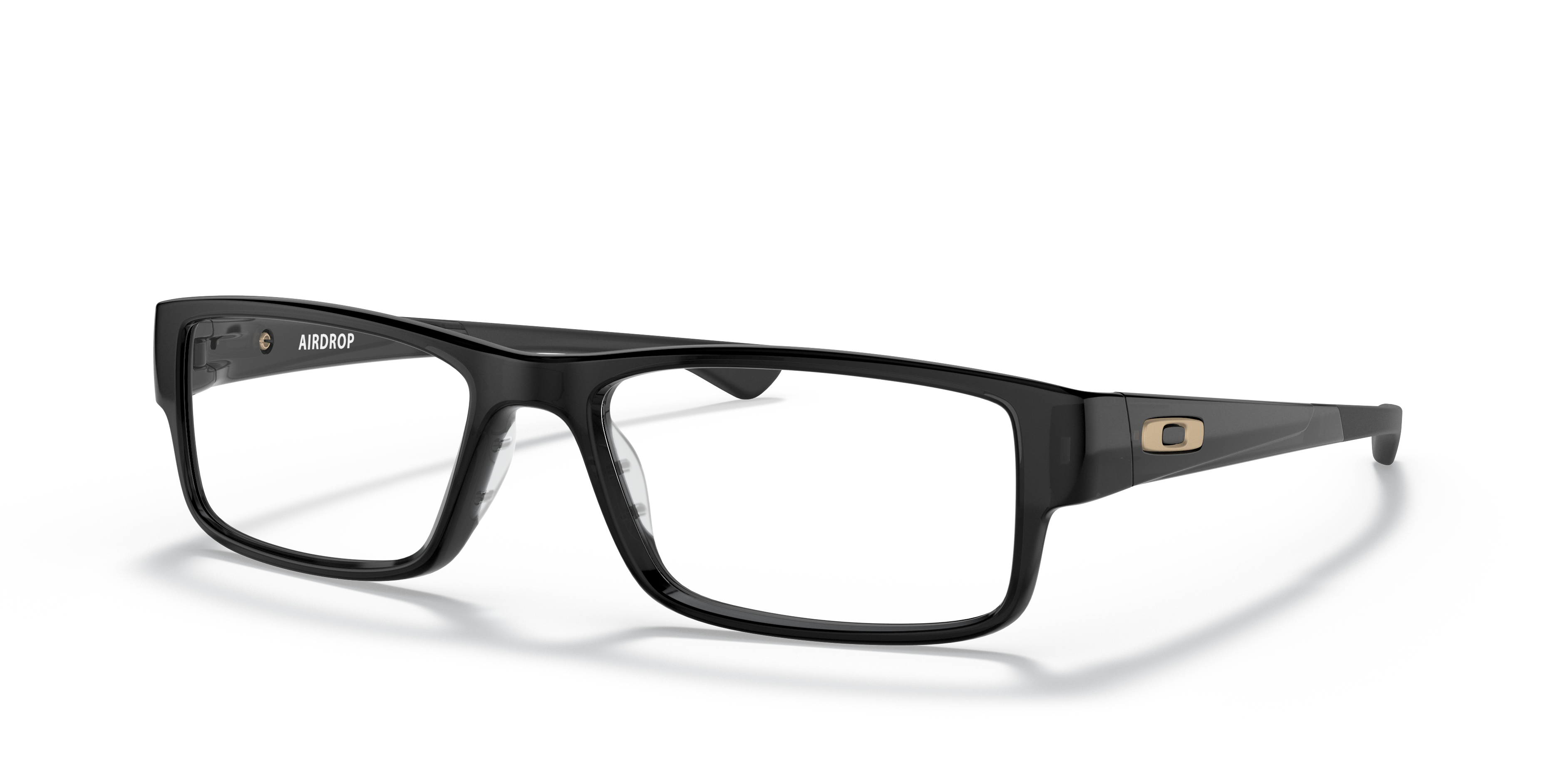Oakley OX8046 Airdrop Men's Rectangle Eyeglass Frames - Satin Black Frame