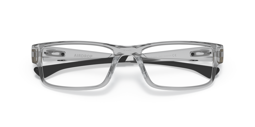 Oakley OX8046 Airdrop Men's Rectangle Eyeglass Frames - Satin Black Frame