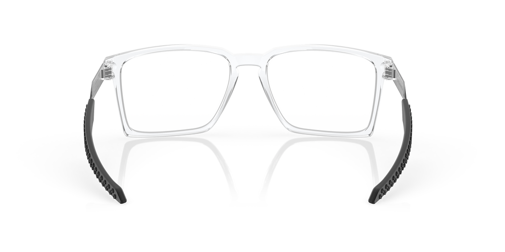 Oakley OX8055 Exchange Men's Rectangle Eyeglass Frames - Polished Clear Frame