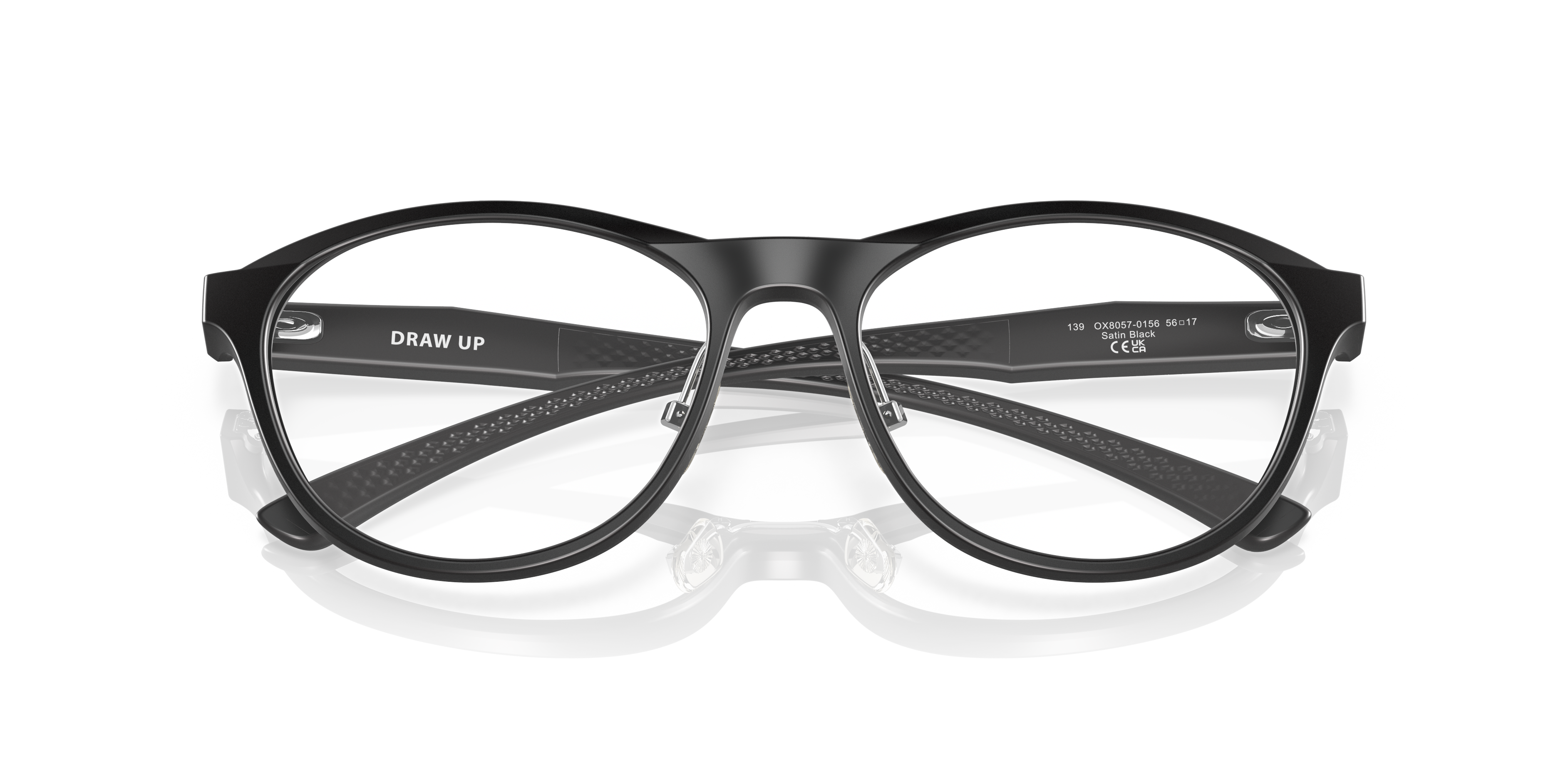 Oakley OX8057 Draw Up Women's Round Eyeglass Frames - Polished Trans Jade Frame